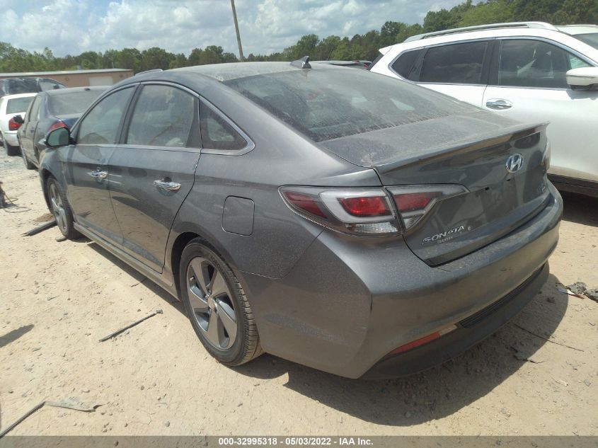 2017 HYUNDAI SONATA HYBRID LIMITED KMHE34L31HA067153