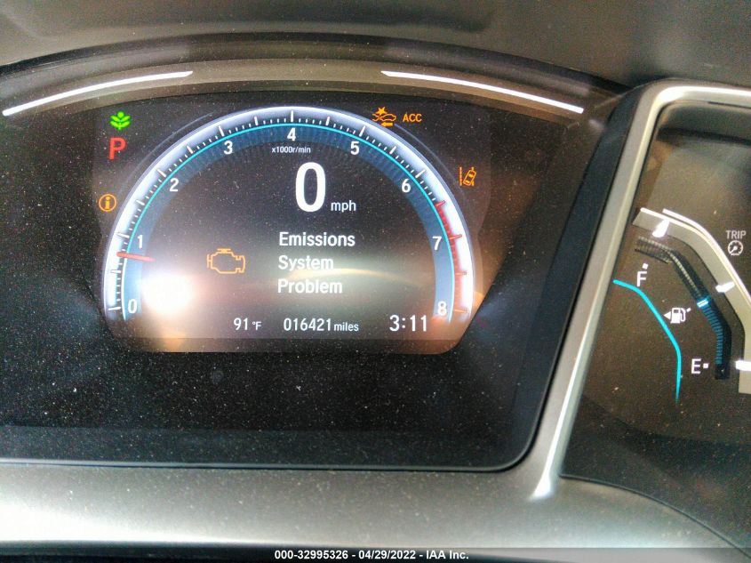 2020 HONDA CIVIC COUPE EX 2HGFC3B31LH350006