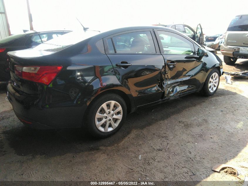 2015 KIA RIO LX KNADM4A30F6421189