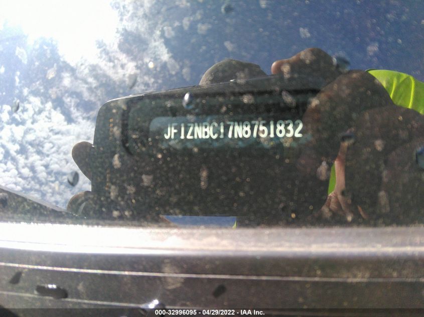 2022 TOYOTA GR86 JF1ZNBC17N8751832