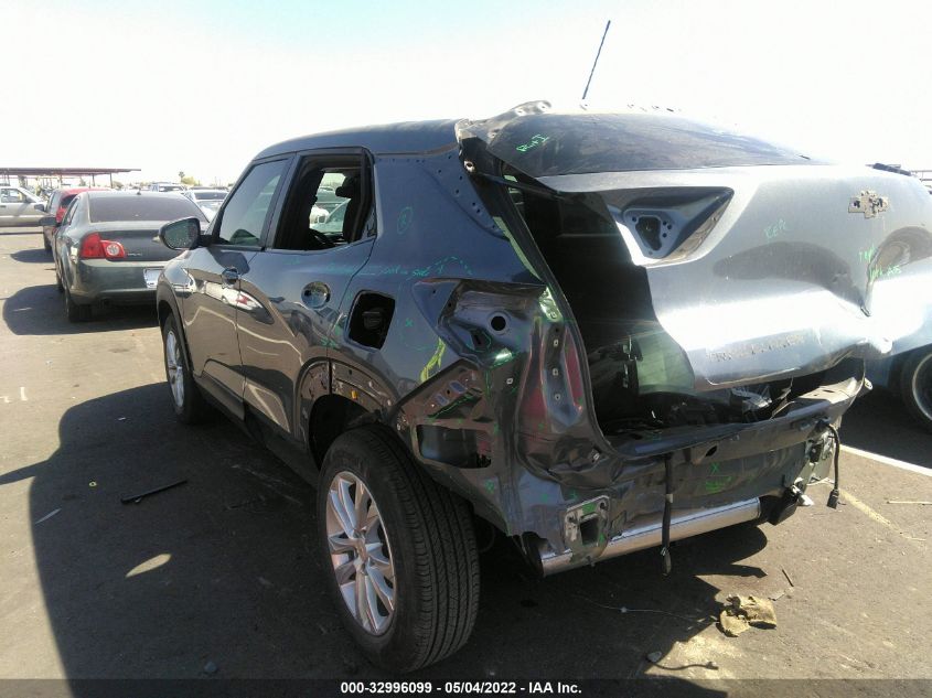 2021 CHEVROLET TRAILBLAZER LS KL79MMS21MB179934