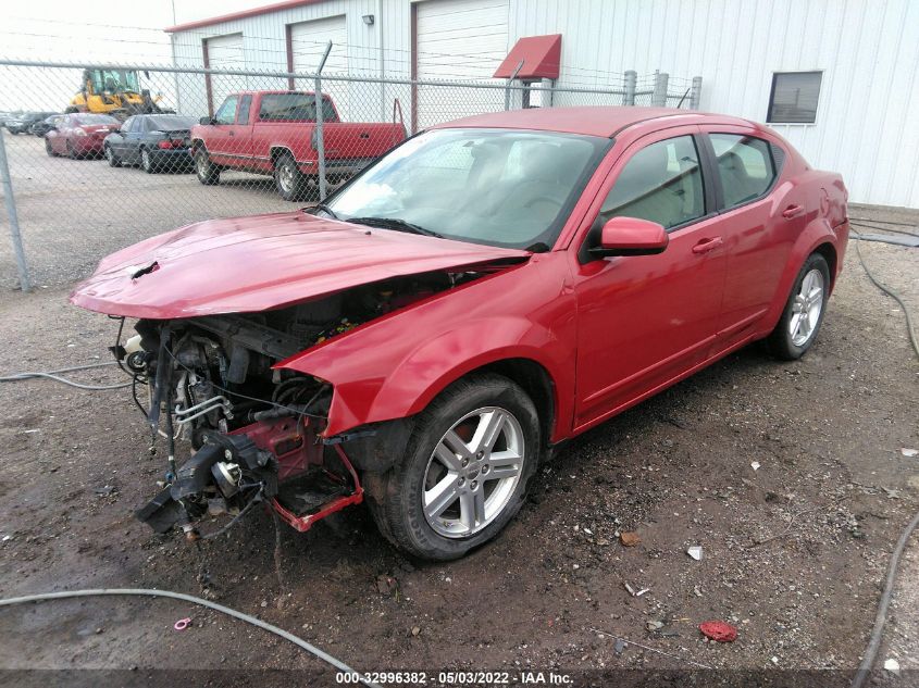 2013 DODGE AVENGER SXT 1C3CDZCG3DN687437