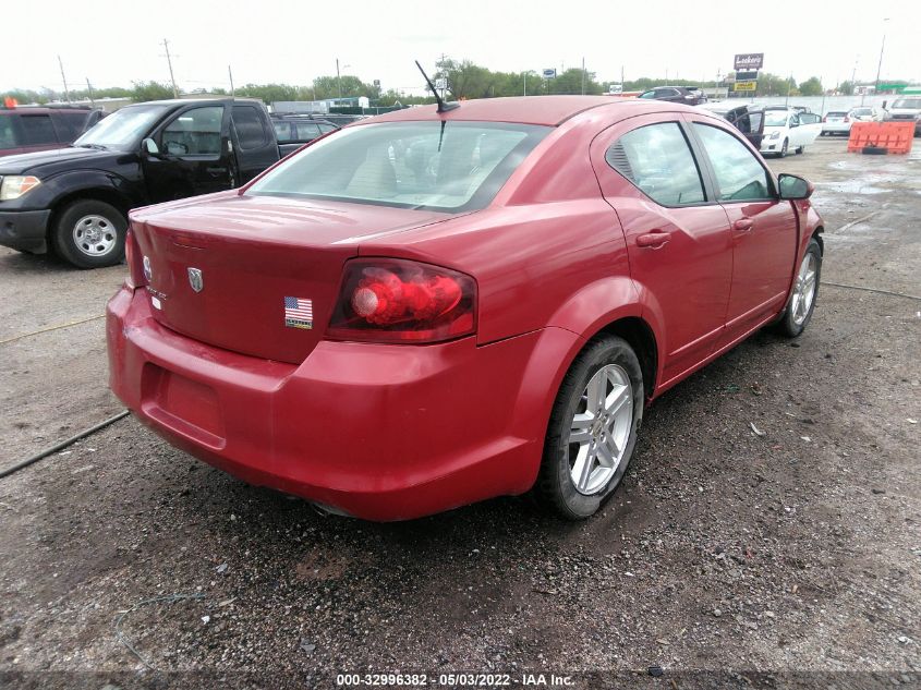 2013 DODGE AVENGER SXT 1C3CDZCG3DN687437