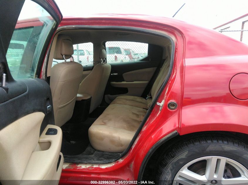 2013 DODGE AVENGER SXT 1C3CDZCG3DN687437