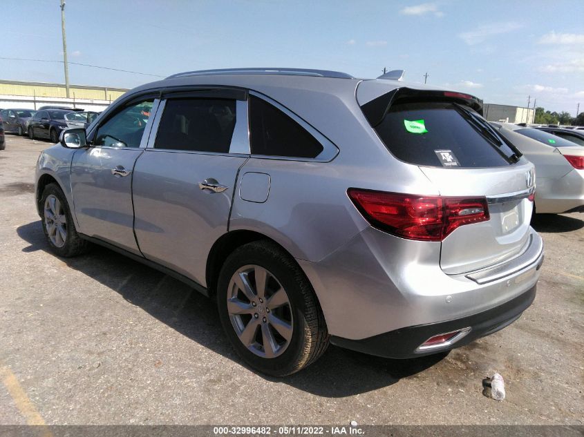 2015 ACURA MDX ADVANCE/ENTERTAINMENT PKG 5FRYD4H86FB015068
