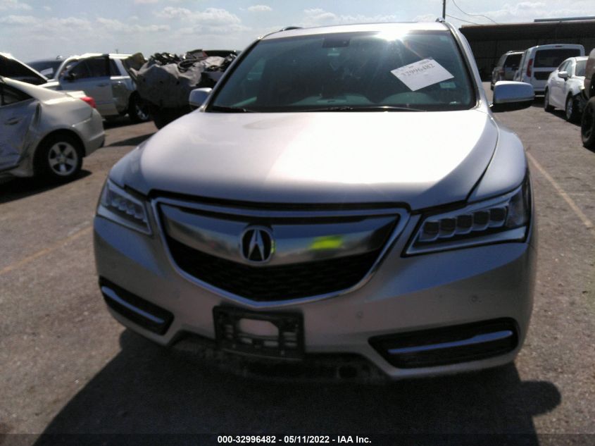 2015 ACURA MDX ADVANCE/ENTERTAINMENT PKG 5FRYD4H86FB015068