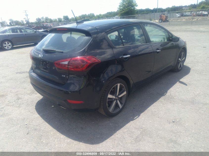 2017 KIA FORTE5 EX KNAFX5A82H5668711
