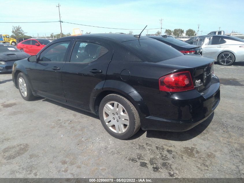 2014 DODGE AVENGER SE 1C3CDZAB9EN120707