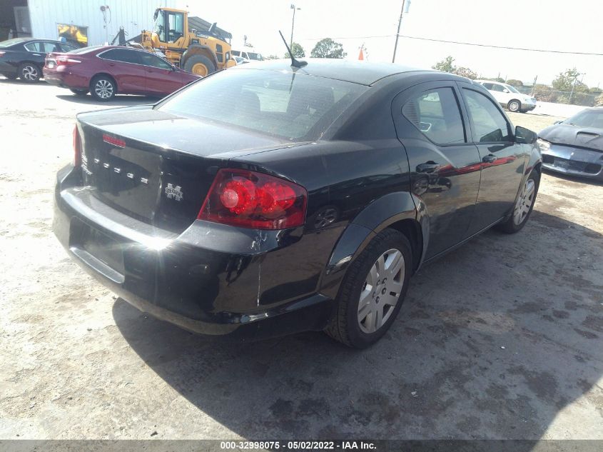2014 DODGE AVENGER SE 1C3CDZAB9EN120707