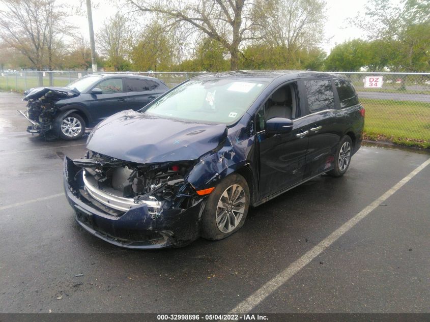 2022 HONDA ODYSSEY EX-L 5FNRL6H74NB020232
