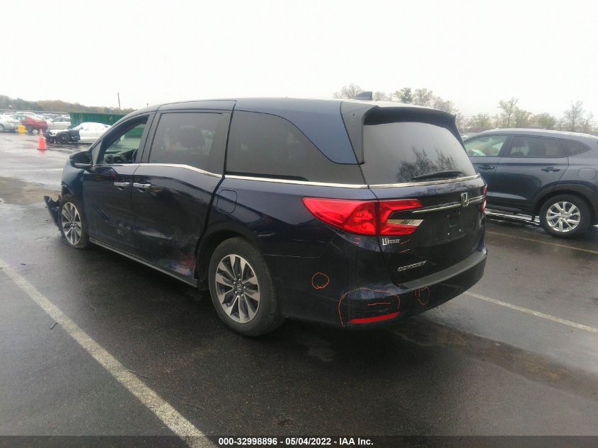 2022 HONDA ODYSSEY EX-L 5FNRL6H74NB020232