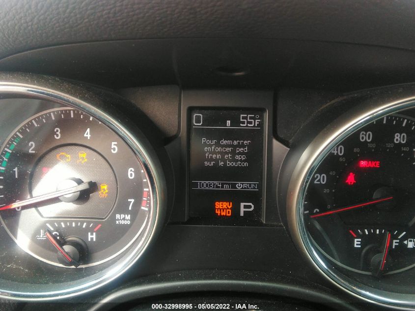 2013 JEEP GRAND CHEROKEE LIMITED 1C4RJFBG7DC638557