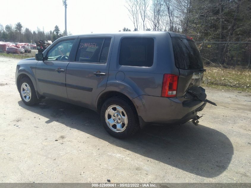 2014 HONDA PILOT LX 5FNYF4H28EB036719