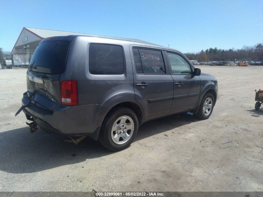 2014 HONDA PILOT LX 5FNYF4H28EB036719