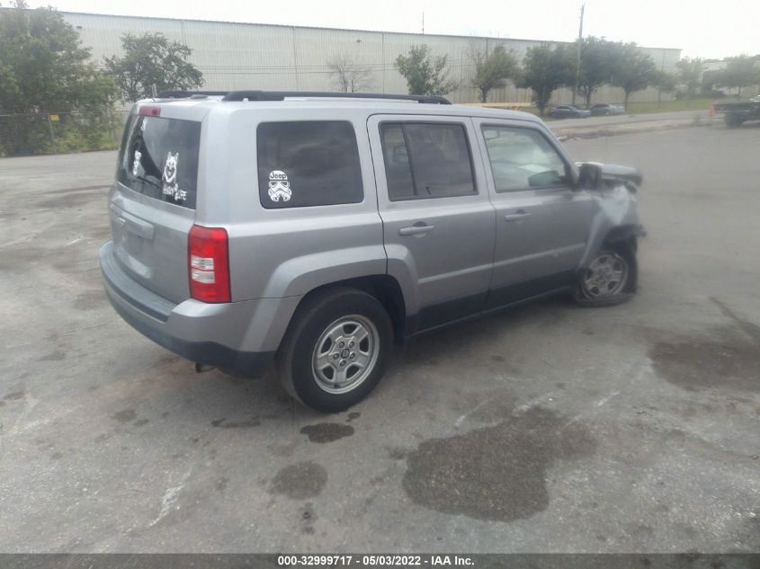 2016 JEEP PATRIOT SPORT 1C4NJPBA4GD525521