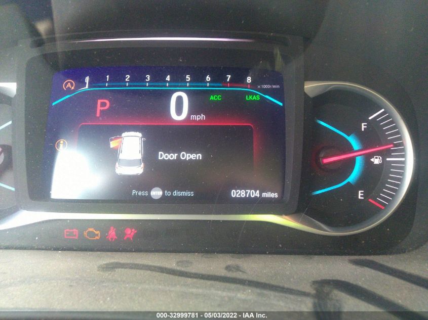 2021 HONDA PILOT EX 5FNYF5H36MB020628