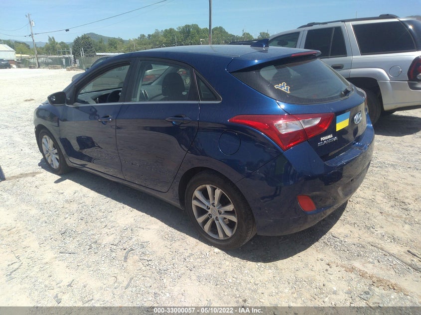 2013 HYUNDAI ELANTRA GT VIN: KMHD35LEXDU047169