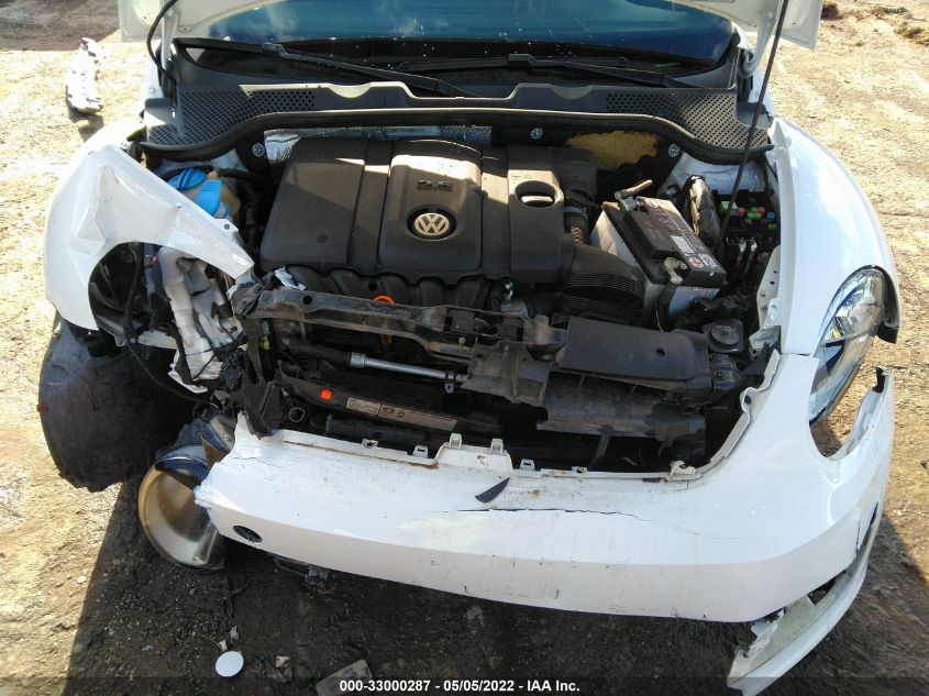 2013 VOLKSWAGEN BEETLE COUPE 2.5L ENTRY 3VWFP7AT0DM654195