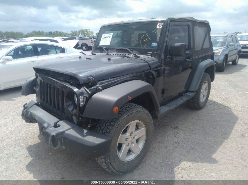 2015 JEEP WRANGLER SPORT 1C4AJWAGXFL605294