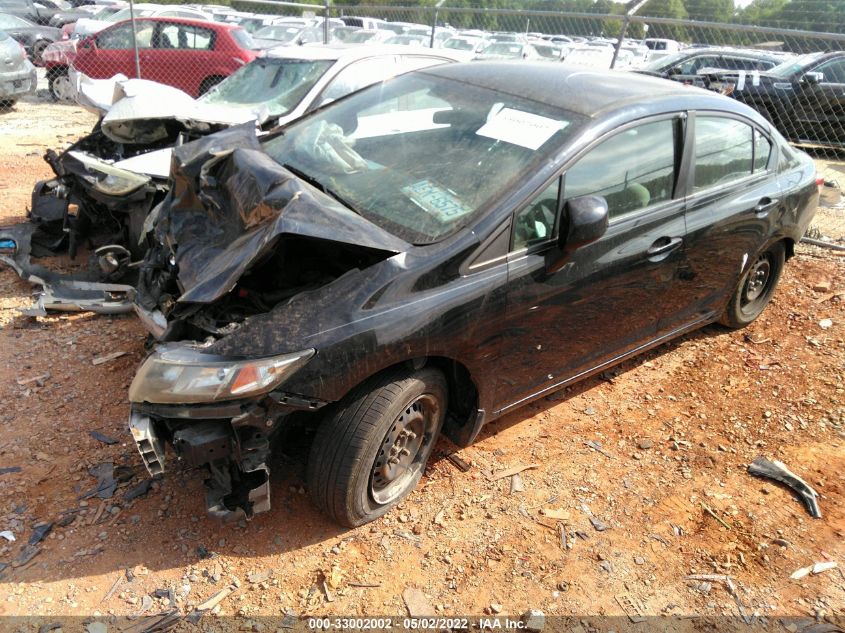 2013 HONDA CIVIC SDN LX 2HGFB2F52DH585783