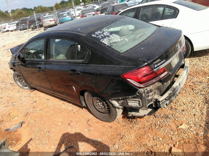 2013 HONDA CIVIC SDN LX 2HGFB2F52DH585783