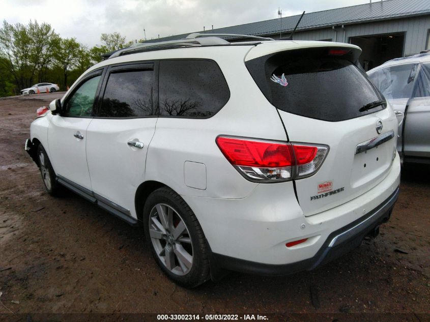 2013 NISSAN PATHFINDER PLATINUM 5N1AR2MM5DC671764