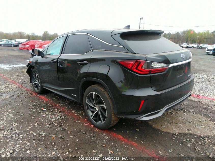 2017 LEXUS RX RX 450H 2T2BGMCAXHC018437