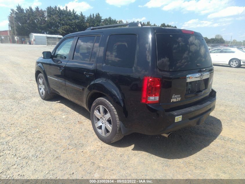2013 HONDA PILOT TOURING 5FNYF4H95DB062920