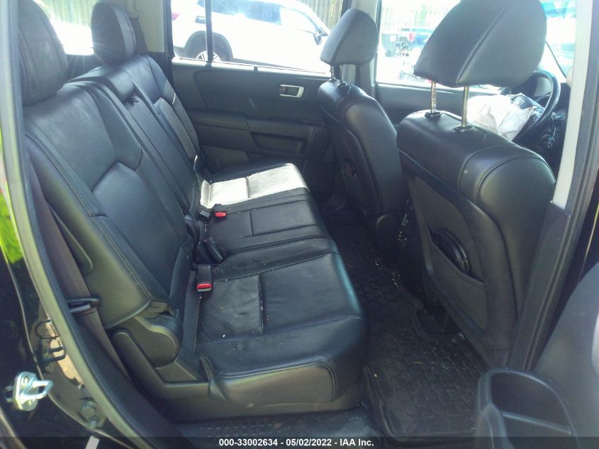 2013 HONDA PILOT TOURING 5FNYF4H95DB062920