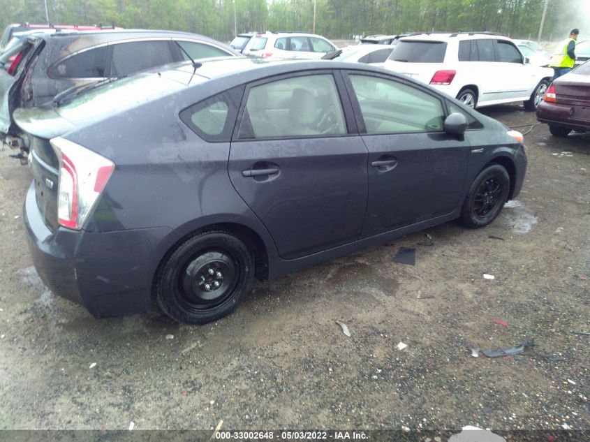 2015 TOYOTA PRIUS FOUR JTDKN3DU9F0443667