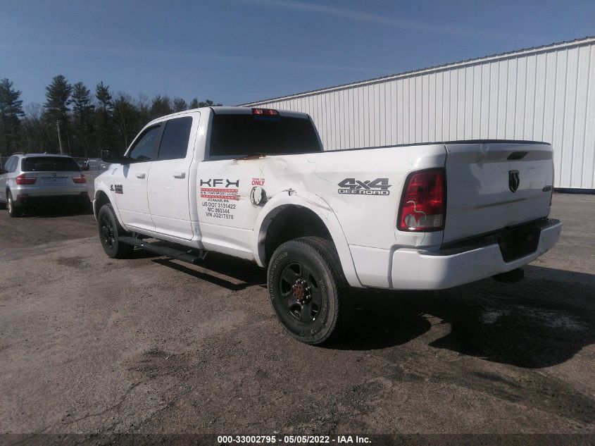 2018 RAM 2500 BIG HORN 3C6UR5JLXJG217878