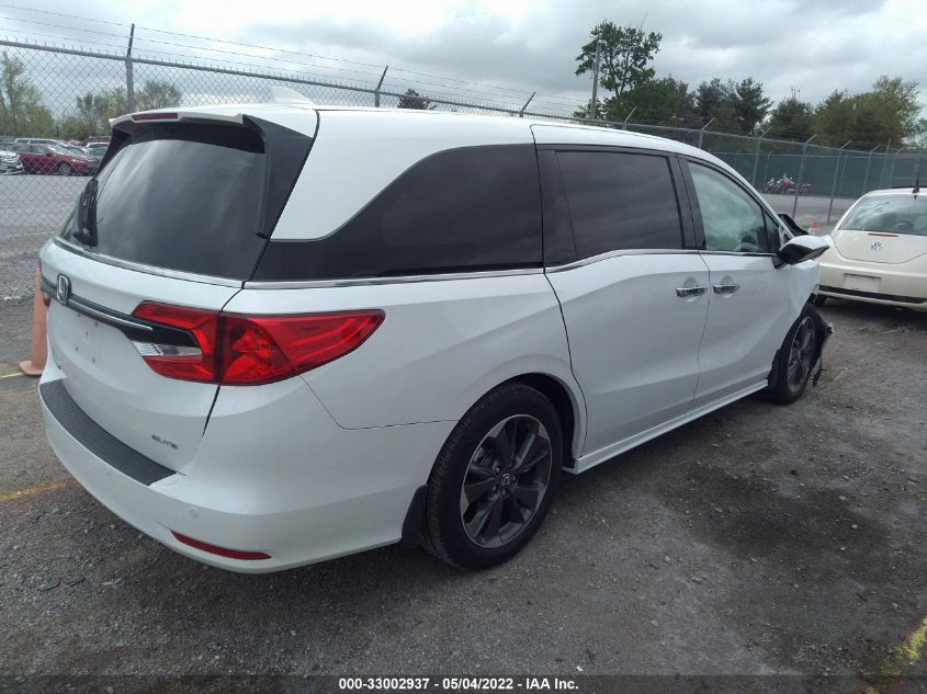 2022 HONDA ODYSSEY ELITE 5FNRL6H98NB041585