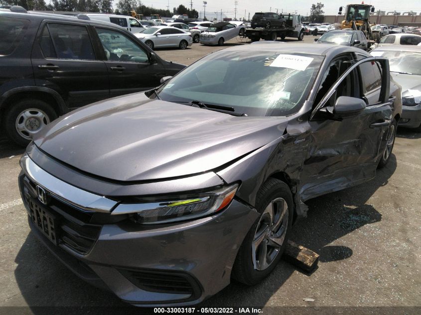 2019 HONDA INSIGHT EX 19XZE4F58KE033387