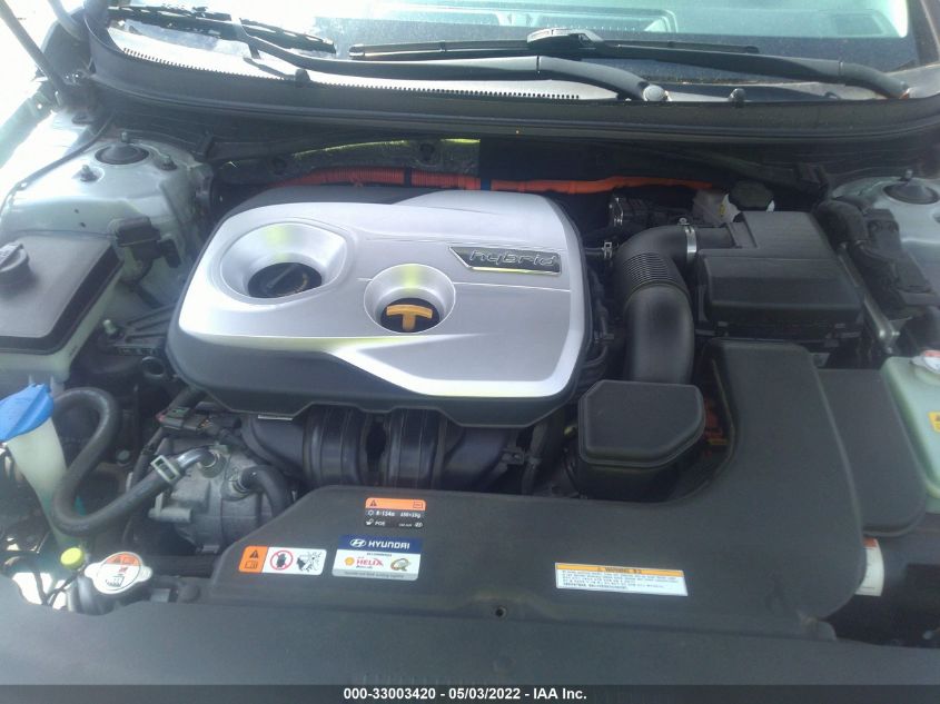 2017 HYUNDAI SONATA HYBRID SE KMHE24L14HA044497