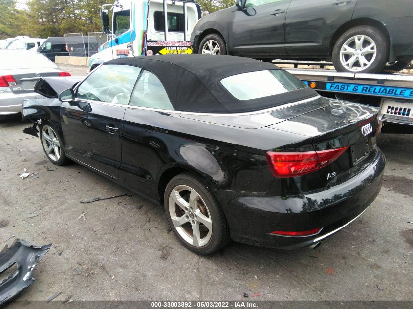 2019 AUDI A3 CABRIOLET PREMIUM WAU7ELFF2K1032505