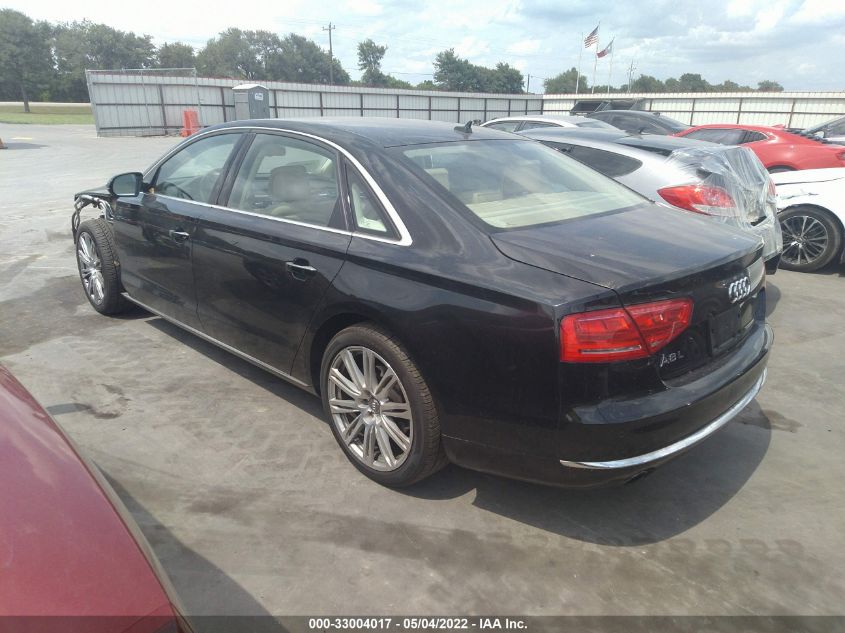 2013 AUDI A8 L 3.0L WAURGAFD2DN000929