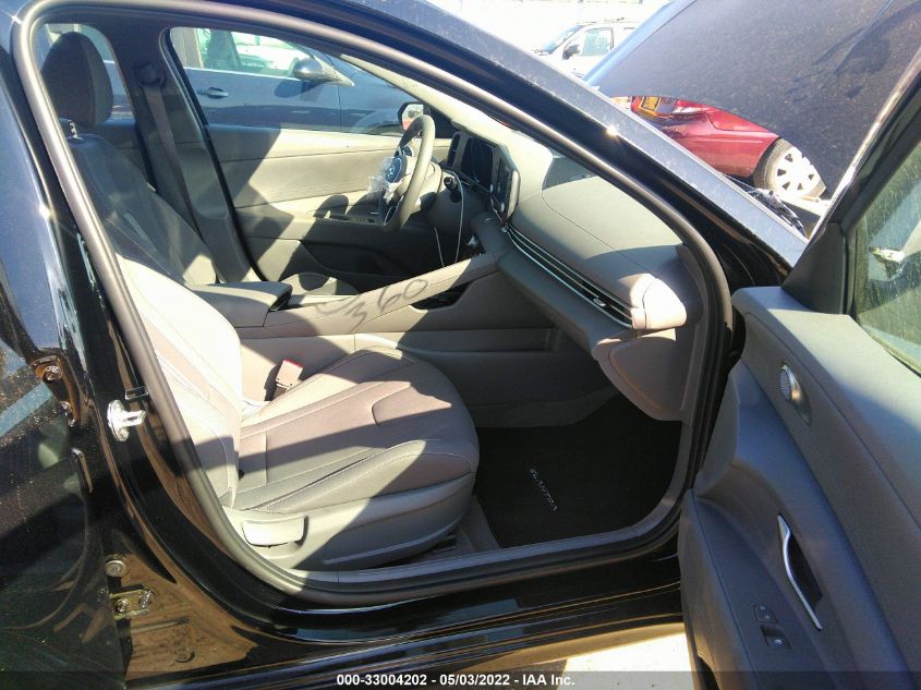 2022 HYUNDAI ELANTRA HYBRID BLUE KMHLM4AJ9NU025863