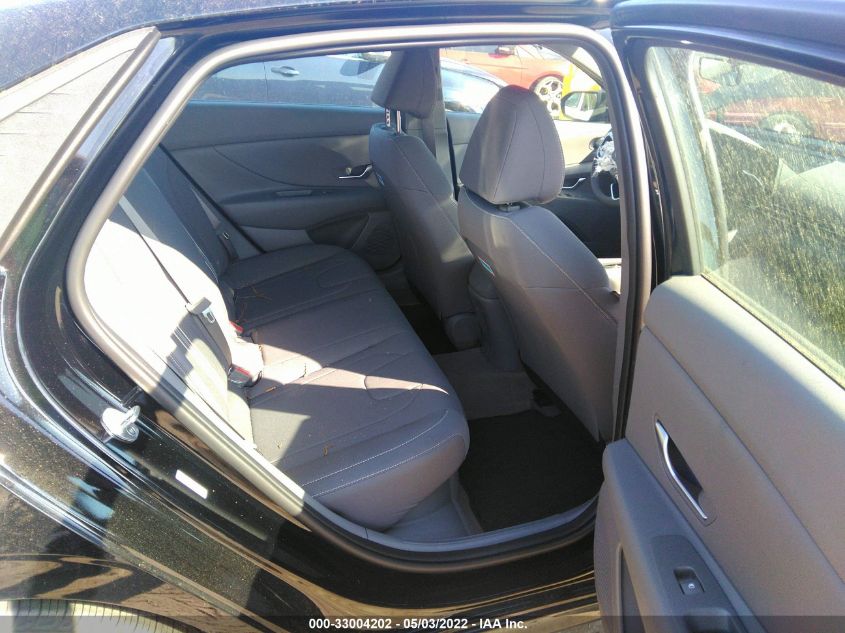2022 HYUNDAI ELANTRA HYBRID BLUE KMHLM4AJ9NU025863