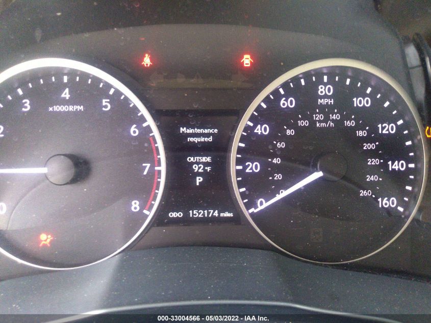 2013 LEXUS ES 350 4DR SDN JTHBK1GG8D2044297