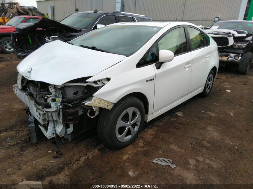 2015 TOYOTA PRIUS FOUR JTDKN3DU2F1935869
