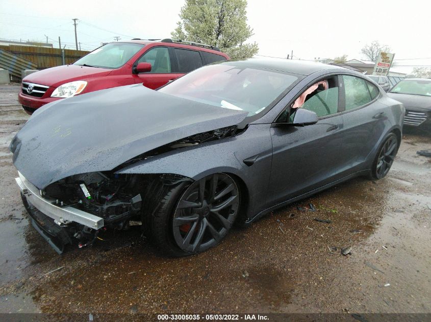 2021 TESLA MODEL S PLAID 5YJSA1E68MF452889