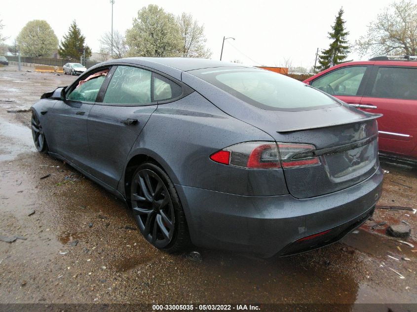 2021 TESLA MODEL S PLAID 5YJSA1E68MF452889