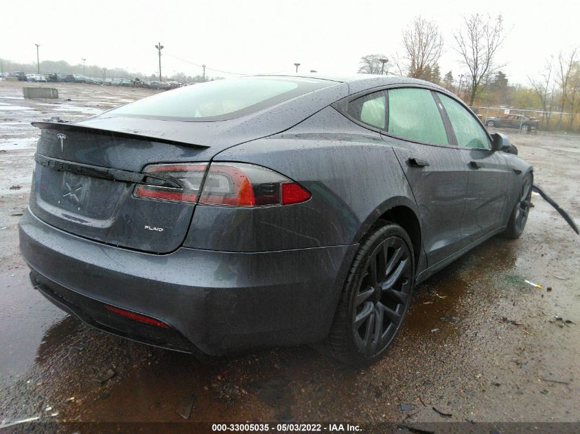 2021 TESLA MODEL S PLAID 5YJSA1E68MF452889