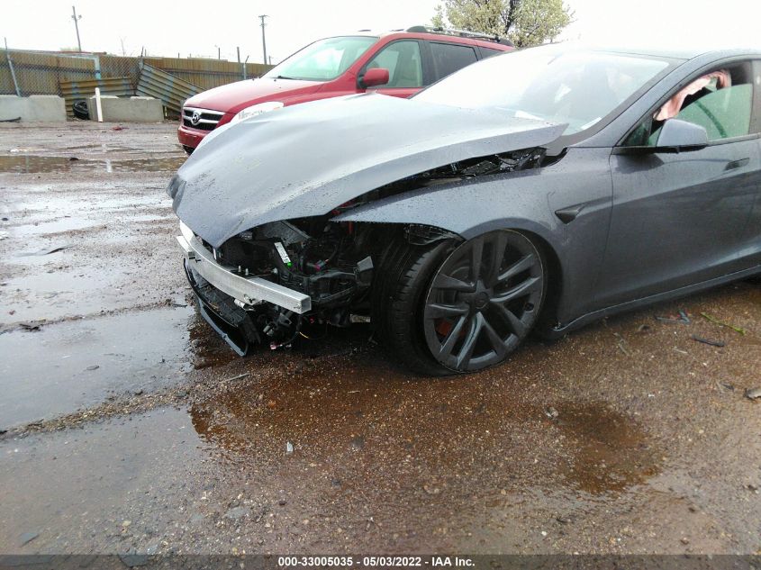 2021 TESLA MODEL S PLAID 5YJSA1E68MF452889