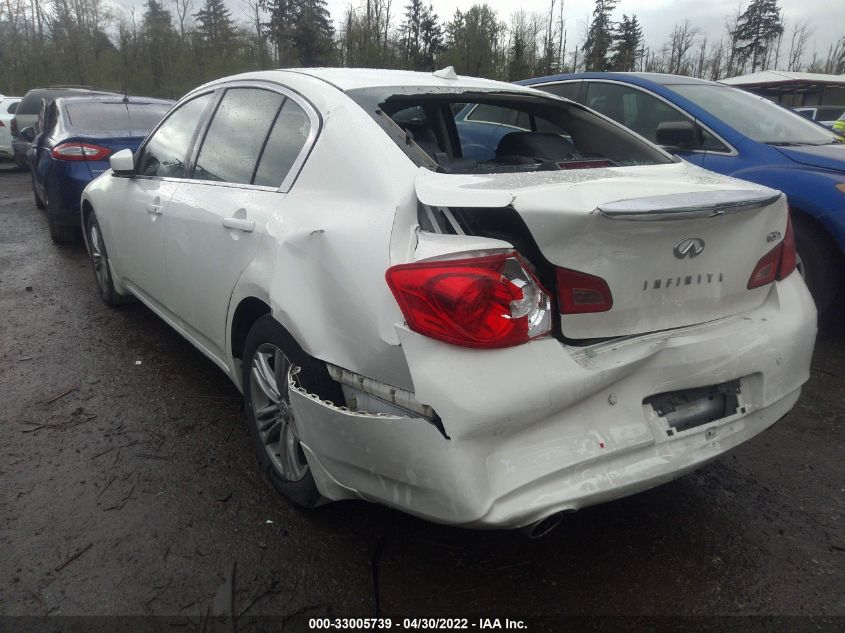 2013 INFINITI G37 SEDAN X JN1CV6AR5DM759288