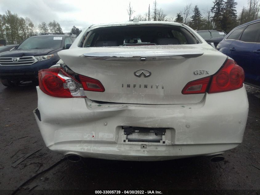 2013 INFINITI G37 SEDAN X JN1CV6AR5DM759288