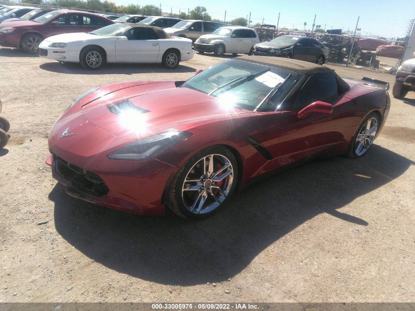 2014 CHEVROLET CORVETTE STINGRAY STINGRAY/3LT/Z51 1G1YM3D79E5122245