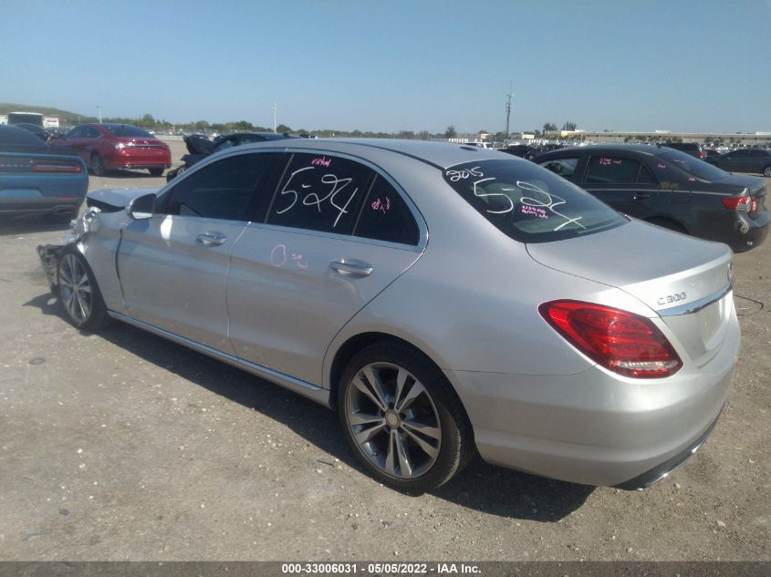 2015 MERCEDES-BENZ C-CLASS C 300 55SWF4JB3FU054207