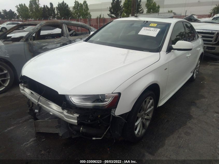 2014 AUDI A4 PREMIUM WAUAFAFLXEA085549