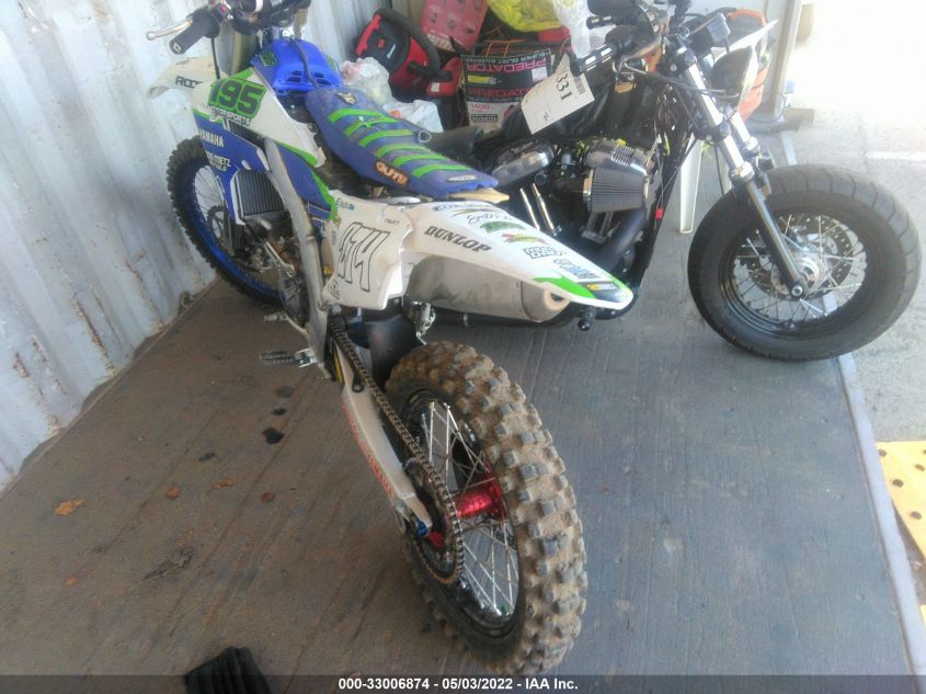 2022 YAMAHA YZ250 F JYACG40C7NA028580